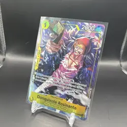 Donquixote Rosinante OP12-108 One Piece Illustration Promo Alt Art NM Pack Fresh - Image 1
