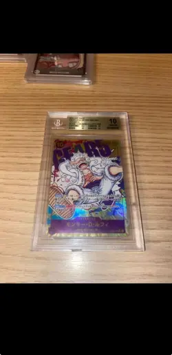 2023 One Piece Monkey D. Luffy Alt Art OP05-119 BGS 10 SEC Gear 5 - Image 2