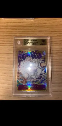 2023 One Piece Monkey D. Luffy Alt Art OP05-119 BGS 10 SEC Gear 5 - Image 3