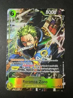 ONE PIECE Roronoa Zoro (Full Art) ST29-014 Starter Deck 29: Egghead Foil - Image 1