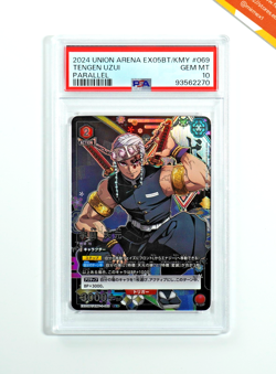 Demon Slayer PSA 10 Tengen Uzui #069 Parallel Union Arena 2024 Japanese - Image 1