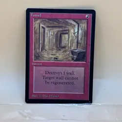 Vintage MTG Beta Card Lot 1993 Black Border Healing Salve Tunnel Craw Wurm - Image 4