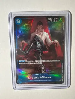 Dracule Mihawk OP01-070 Super Rare Alt Art One Piece Card English Romance Dawn - Image 1