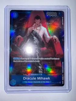 Dracule Mihawk OP01-070 Super Rare Alt Art One Piece Card English Romance Dawn - Image 4