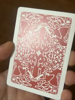 MetaZoo Kickstarter WPT Loveland Frogman Holo Playing Card King Of Hearts LP - Image 3