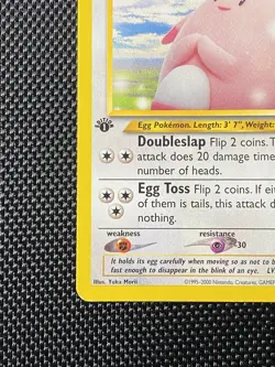 Pokemon TCG Neo Destiny Chansey 1st Edition Uncommon Card 31/105 LP - Image 5