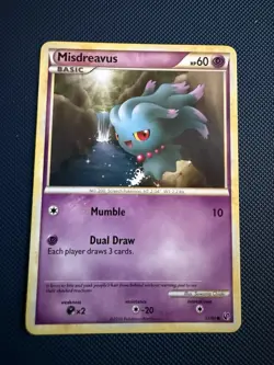 Misdreavus 57/90 HGSS Undaunted Pokemon Card - Image 1