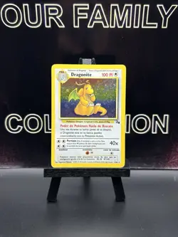 Pokemon Card - Dragonite 4/62 - Fossil Holo - Portuguese - MP - Image 1
