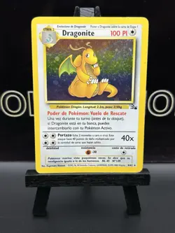 Pokemon Card - Dragonite 4/62 - Fossil Holo - Portuguese - MP - Image 2