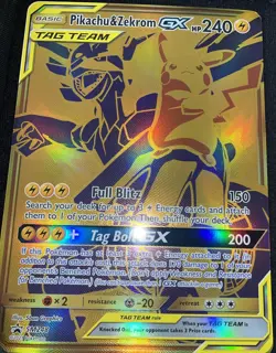 Pikachu & Zekrom GX SM248 Jumbo Cards Holo - Image 1