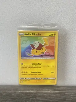 Ash’s Pikachu SM108 TGC Pokemon: The Movie “I Choose You” Promo Card (Sealed) - Image 1