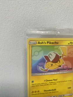 Ash’s Pikachu SM108 TGC Pokemon: The Movie “I Choose You” Promo Card (Sealed) - Image 2