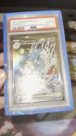 Kingdra EX 131 Scarlet & Violet Promo Holo Card PSA 8 Special Illustration - Image 2