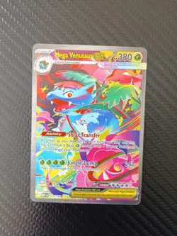 Mega Venusaur ex 177/132 – Hyper Rare – Pokemon Card – Stellar Crown – Near Mint - Image 4