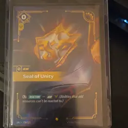 League of Legends Seal of Unity Gear Card SFD Holo 238/221 English - Image 3