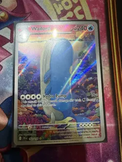 Wailord 162/159 - 2025 Journey Together Illustration Rare - Pokemom Card NM - Image 1