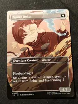 The Legend Of Roku / Avatar Roku - Borderless - TLA - MTG - EN - NM - 0357 - Image 2