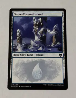 MTG Snow-Covered Island (279) Kaldheim NM - Image 1