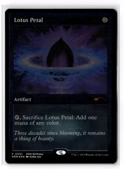 Lotus Petal (Foil Etched) 1 Unique and Miscellaneous Promos Foil NM - Image 1