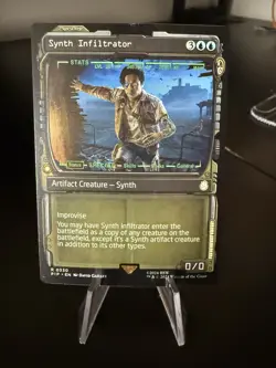 x1 Synth Infiltrator - Showcase R MTG Universes Beyond: Fallout M/NM, English - Image 1