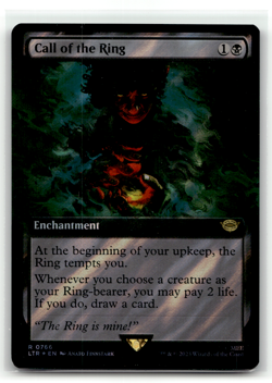 Call of the Ring (Extended Art) (Surge Foil) 766 Foil R Universes Beyond: The Lo - Image 1