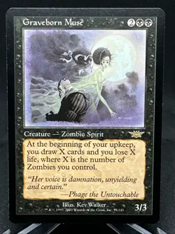 Magic Mtg Legions Graveborn Muse near mint Unplayed - Image 1