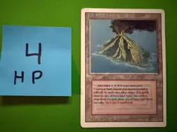 1x HP Volcanic Island Revised MTG Magic the Gathering English #4 - Image 1