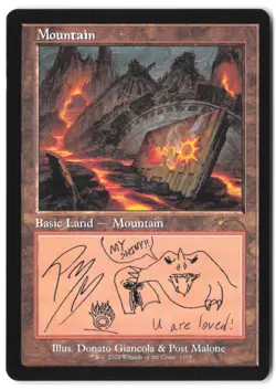 Mountain (Post Malone) #1193 SLD MTG NM - Image 1