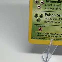 Beedrill 17/102 Base Set Rare Stage 2 Ken Sugimori Regular Pokemon unlimited - Image 3