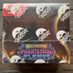 Pokemon Mega Evolution Phantasmal Flames Factory Sealed 36 Pack Booster Box - Image 1
