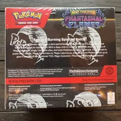 Pokemon Mega Evolution Phantasmal Flames Factory Sealed 36 Pack Booster Box - Image 2