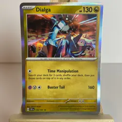 Dialga 135/191 Surging Sparks Holo Rare Pokemon Light Play+ - Image 1