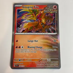 Gouging Fire 38/191 Surging Sparks Holo Rare Pokemon Light Play+ - Image 3