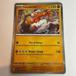 Landorus 110/191 Surging Sparks Holo Rare Pokemon Light Play+ - Image 3