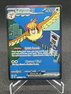 Pokemon TCG Obsidian Flames Pidgeot EX 225/197 SIR nm/m - Image 1