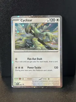 Pokemon TCG Cyclizar Cosmos Holo Promo 096 Scarlet and Violet - Image 1