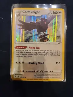 Pokemon TCG Corviknight Darkness Ablaze 156/189 Holo Rare - NM/M - Image 1