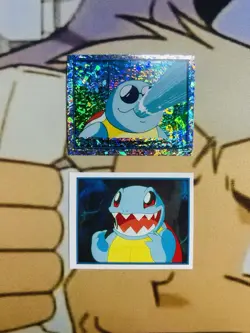 2000 Pokemon Squirtle Merlin Series 2 Sticker Lot Holo And Non Holo NM - Image 1