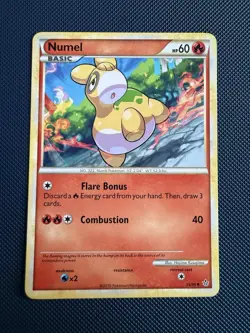 Pokemon - Numel 35/95 - Common - HGSS Unleashed - LP - Image 1