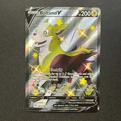 Shiny Boltund V Pokemon TCG Sword & Shield Black Star Promo SWSH085 - Image 1