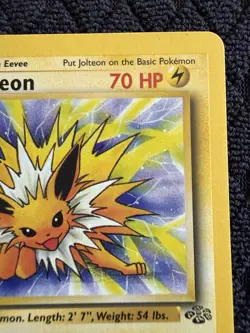Pokemon TCG Jolteon 20/64 1st Edition Jungle Set Rare Vintage WOTC - Image 3