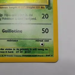 * Very Nice!* Pokemon Pinsir 60HP Holo Rare Jungle 9/64 Wizards 1999 Unlimited - Image 5