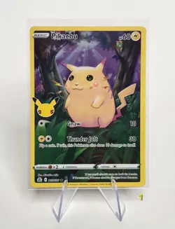 Pokemon Celebrations 25th Anniversary Pikachu 005/025 Stamped Holo Rare NM - Image 1