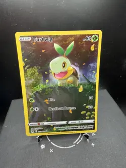 Pokemon TCG SWSH Crown Zenith Turtwig GG31/GG70 Galarian Gallery Full Art NM! - Image 1