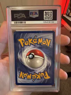 1999 Holo Rare Muk 13/62 Fossil Pokemon Psa 5 - Image 2