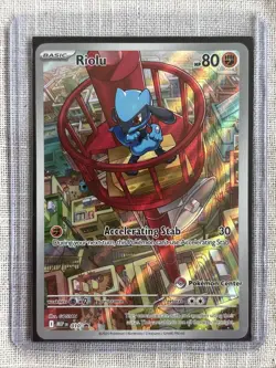 Riolu - 010 (Pokemon Center Exclusive) 010 Me: Mega Evolution Promo Holo Clean! - Image 3
