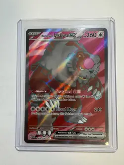Pokemon TCG Bloodmoon Ursaluna ex 202/167 Sv06: Twilight Masquerade Holo - Image 1