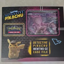 Pokemon Detective Pikachu Mewtwo-GX Case File Promo English 2019 - Image 1