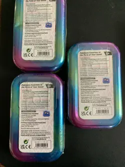 Pokemon TCG Prismatic Evolutions Mini Tins Lot of 3 Factory Sealed, Actual shown - Image 2