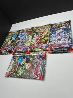 Pokemon TCG Scarlet and Violet Base x1 Booster Pack Sealed - Image 2